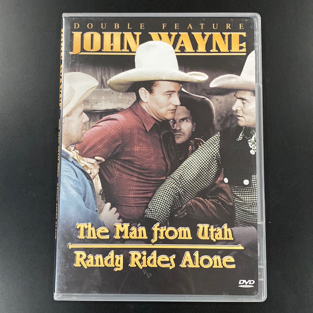John Wayne Double Feature: The Man from Utah and Randy Rides Alone - DVD